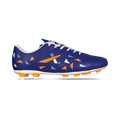 Vector X Radiant Men's Football Shoe/Studs - High-Performance, Comfortable Football Shoes for Maximum Agility and Traction-BLUE WHITE-7-1
