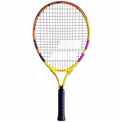 Babolat Nadal Junior 25 Tennis Racket: The Perfect Tennis Racquet for Young Players Who Aspire to be Like Rafael Nadal-YELLOW/ORANGE/PURPLE-25-1