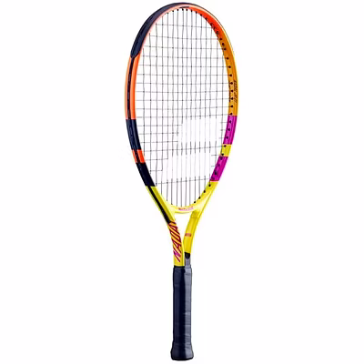 Babolat Nadal Junior 25 Tennis Racket: The Perfect Tennis Racquet for Young Players Who Aspire to be Like Rafael Nadal-YELLOW/ORANGE/PURPLE-25-3