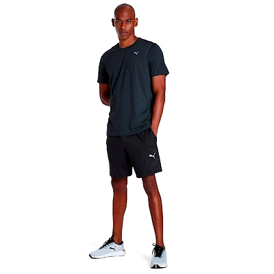 Puma Men's Performance Heather Training T-Shirt: Stay Cool and Dry During Intense Workouts with Moisture-Wicking Technology-XL-07-5