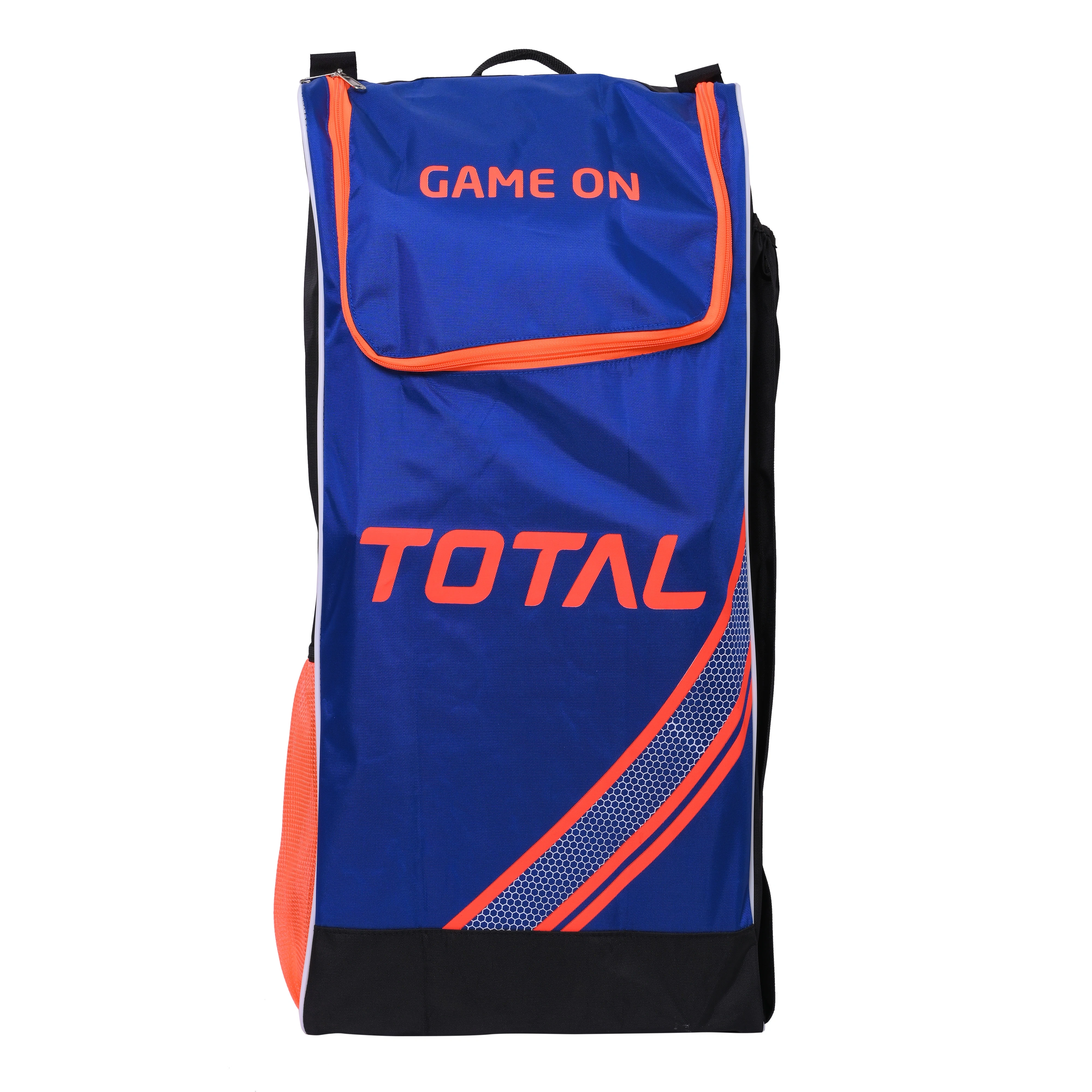 Total Rising Star Cricket Kit Bag | Durable &amp; Water-Resistant with Multiple Pockets-FLOROCENT ORANGE-.-1