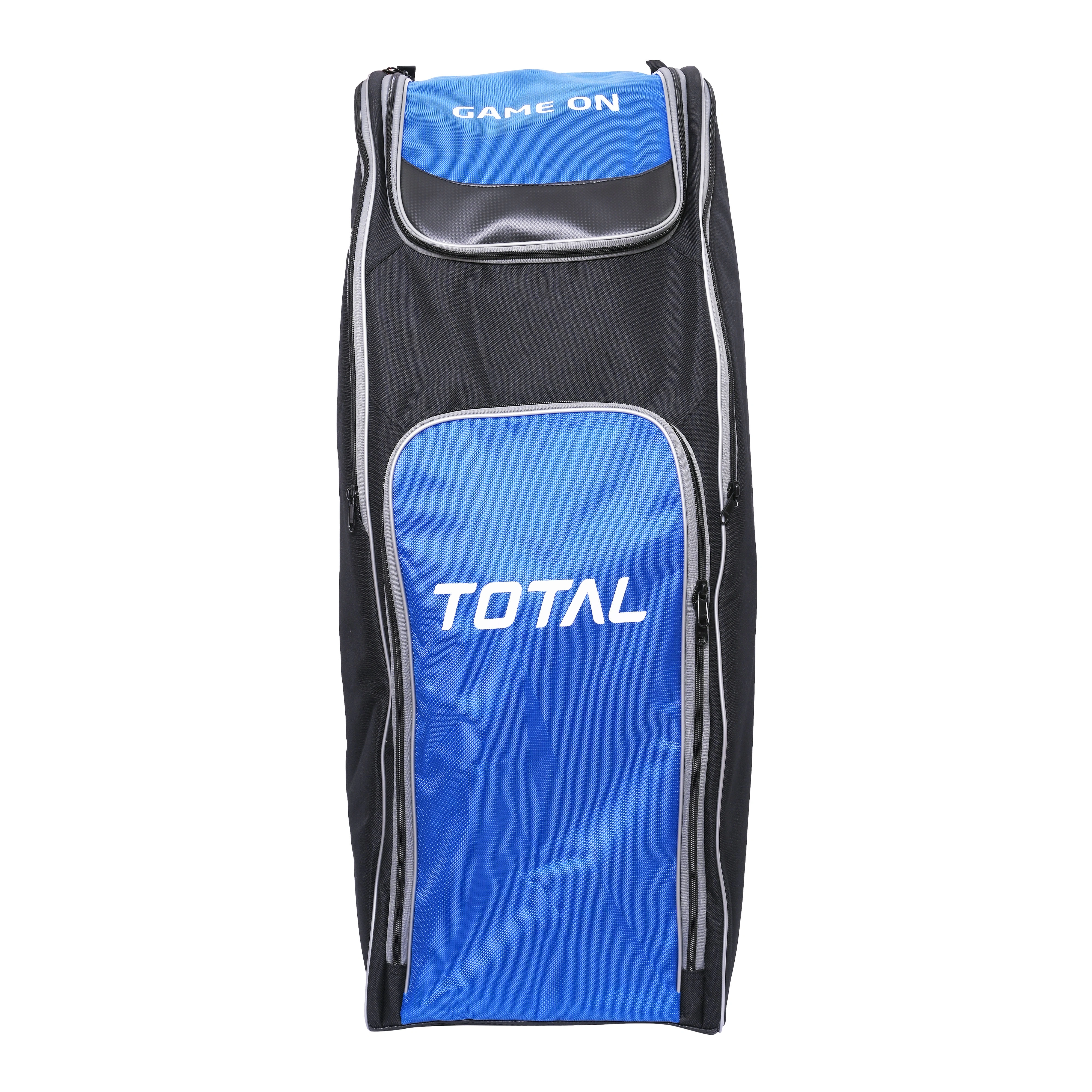 Total Pro Star Duffle Cricket Kit Bag | Durable, Water-Resistant with Multiple Compartments-BLUE-BLACK-.-1