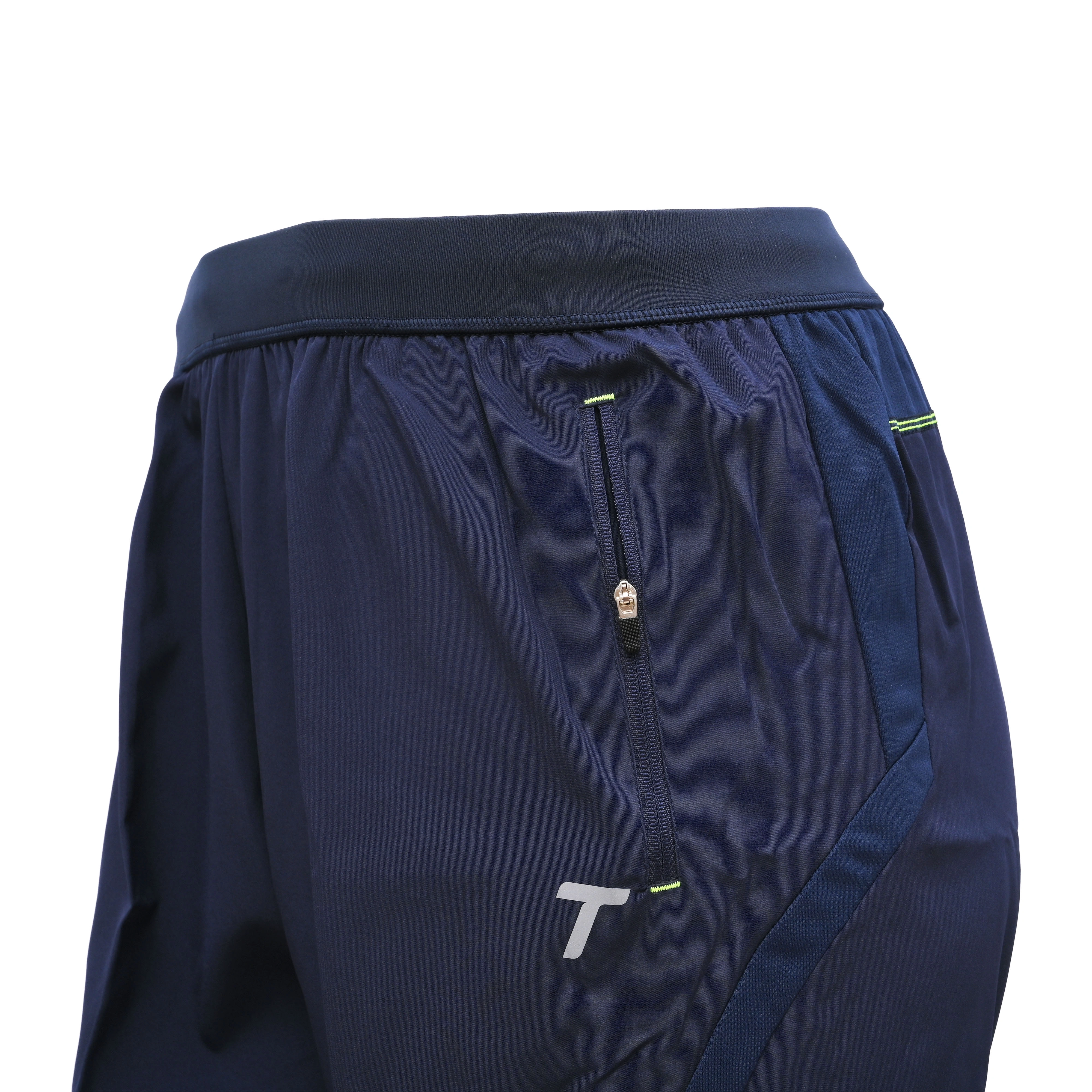 Total Men's Athletic Shorts 8131 | Breathable &amp; Moisture-Wicking with Elastic Waistband-L-NAVY-5