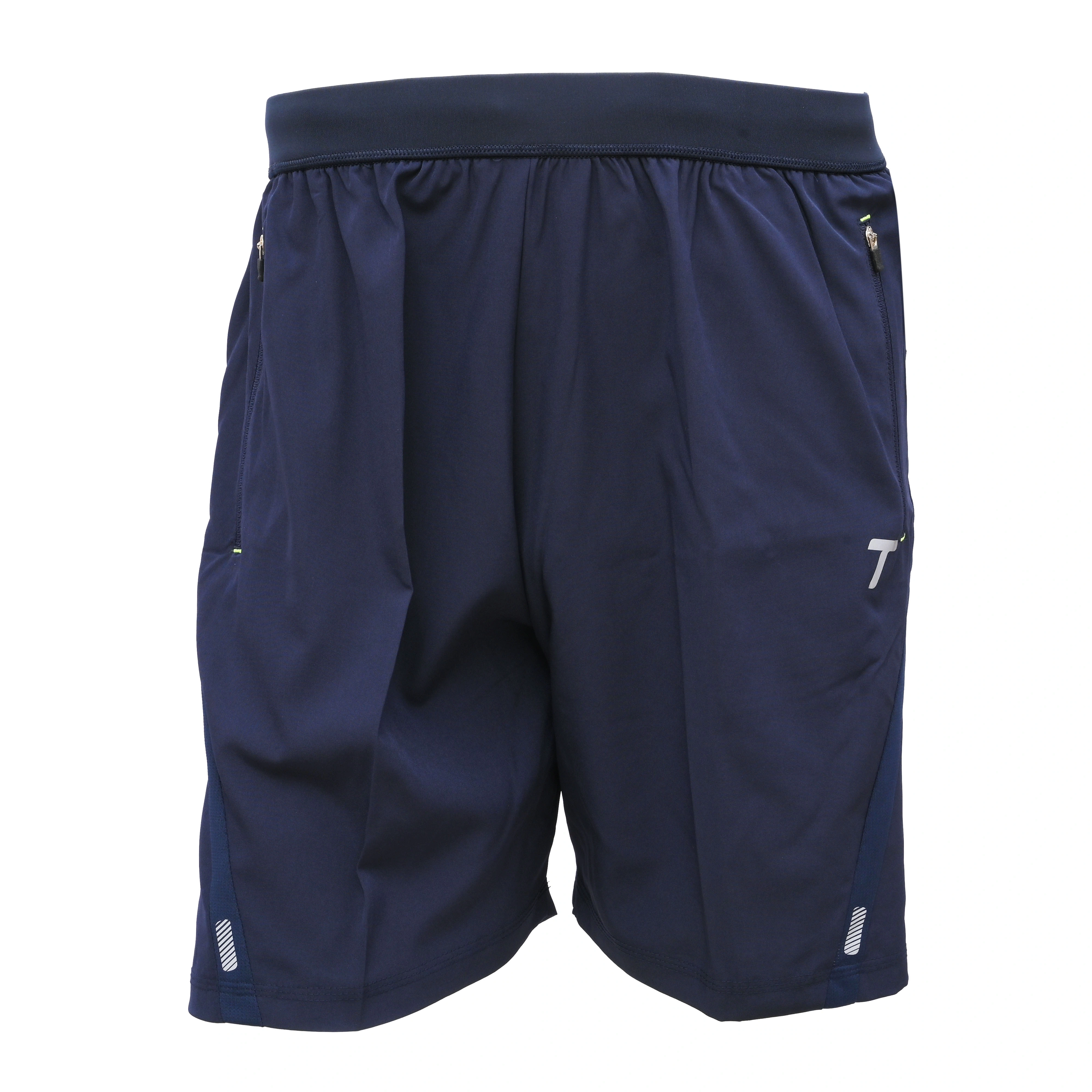 Total Men's Athletic Shorts 8131 | Breathable &amp; Moisture-Wicking with Elastic Waistband-S-NAVY-1