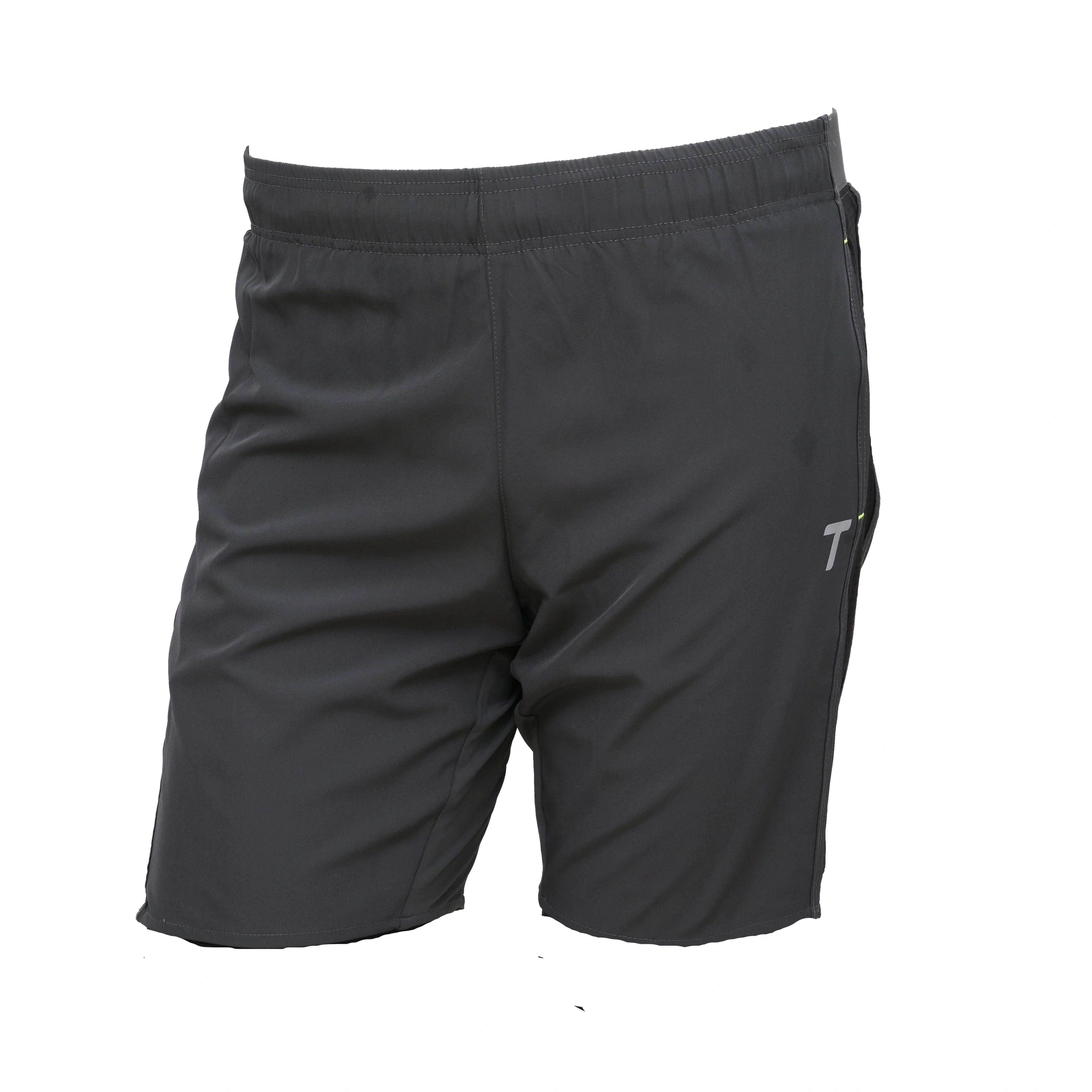 Total Men's 8144 Active Shorts | Relaxed Fit with Elastic Waistband for Summer Adventures-GREY-L-1