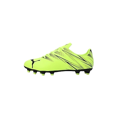 Puma Men's Attacanto FG/AG Football Shoes - High-Performance Football Footwear for Enhanced Agility and Comfort-8-Electric Lime-PUMA Black-1