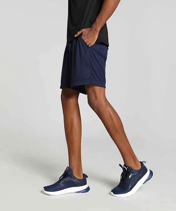 Puma CR Teamwear Men's Cricket Shorts: Stay Cool and Comfortable on the Pitch with Performance-Driven Design-XXL-Navy-3