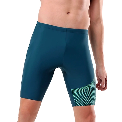 Speedo Men's Endurance 10 Medley Logo Jammer-DARKTEAL / HARLEQUINGREEN-34-3