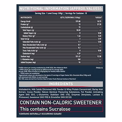 Labrada Muscle Mass Gainer Powder for Adults Post-Workout-CHOCOLATE-5
