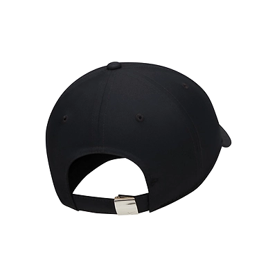 Nike Dri-FIT Club Unstructured Metal Swoosh Cap-Black/Metallic Silver-3