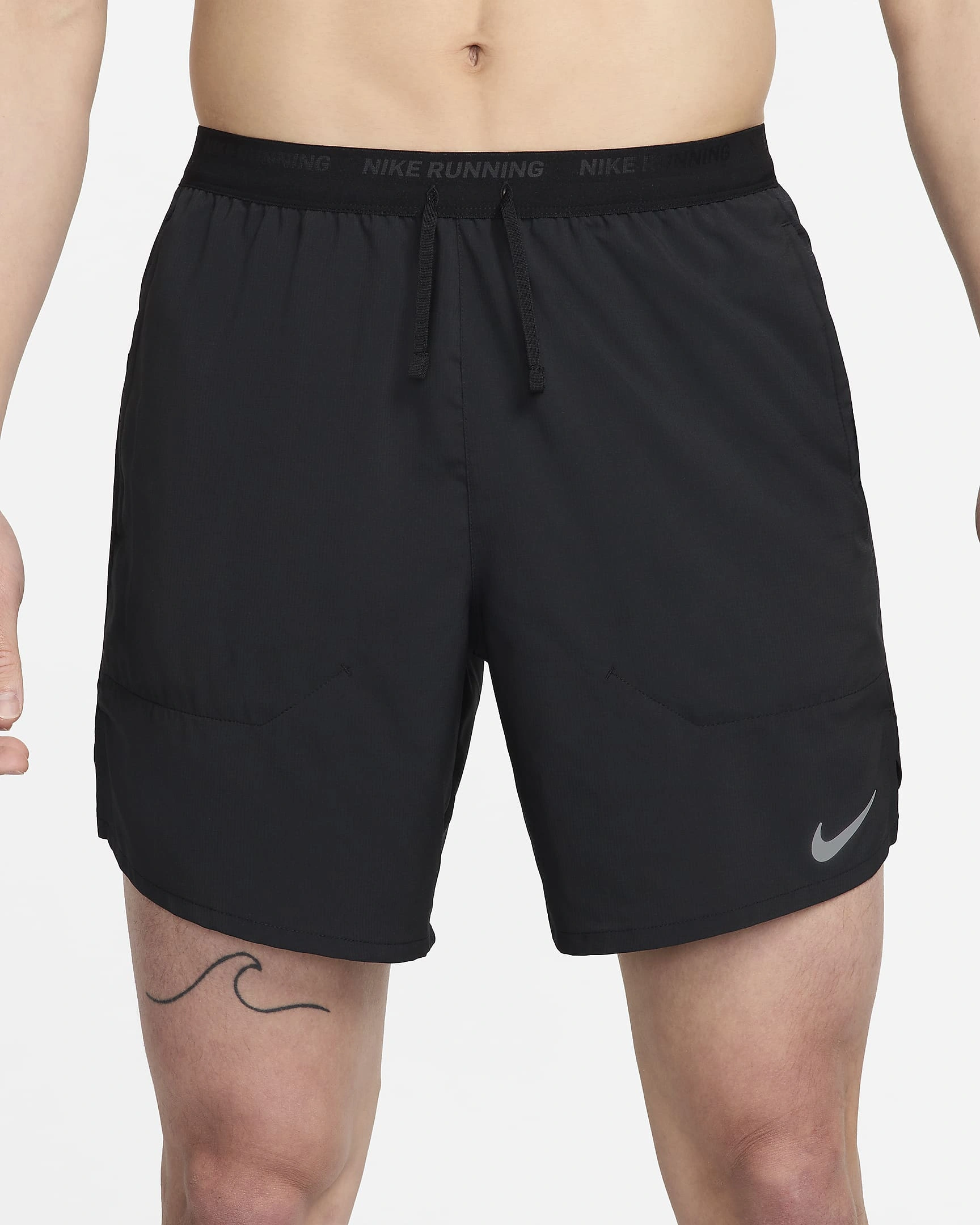 Nike Dri-FIT Stride Men's 18cm 2-in-1 Running Shorts-M-Black-1