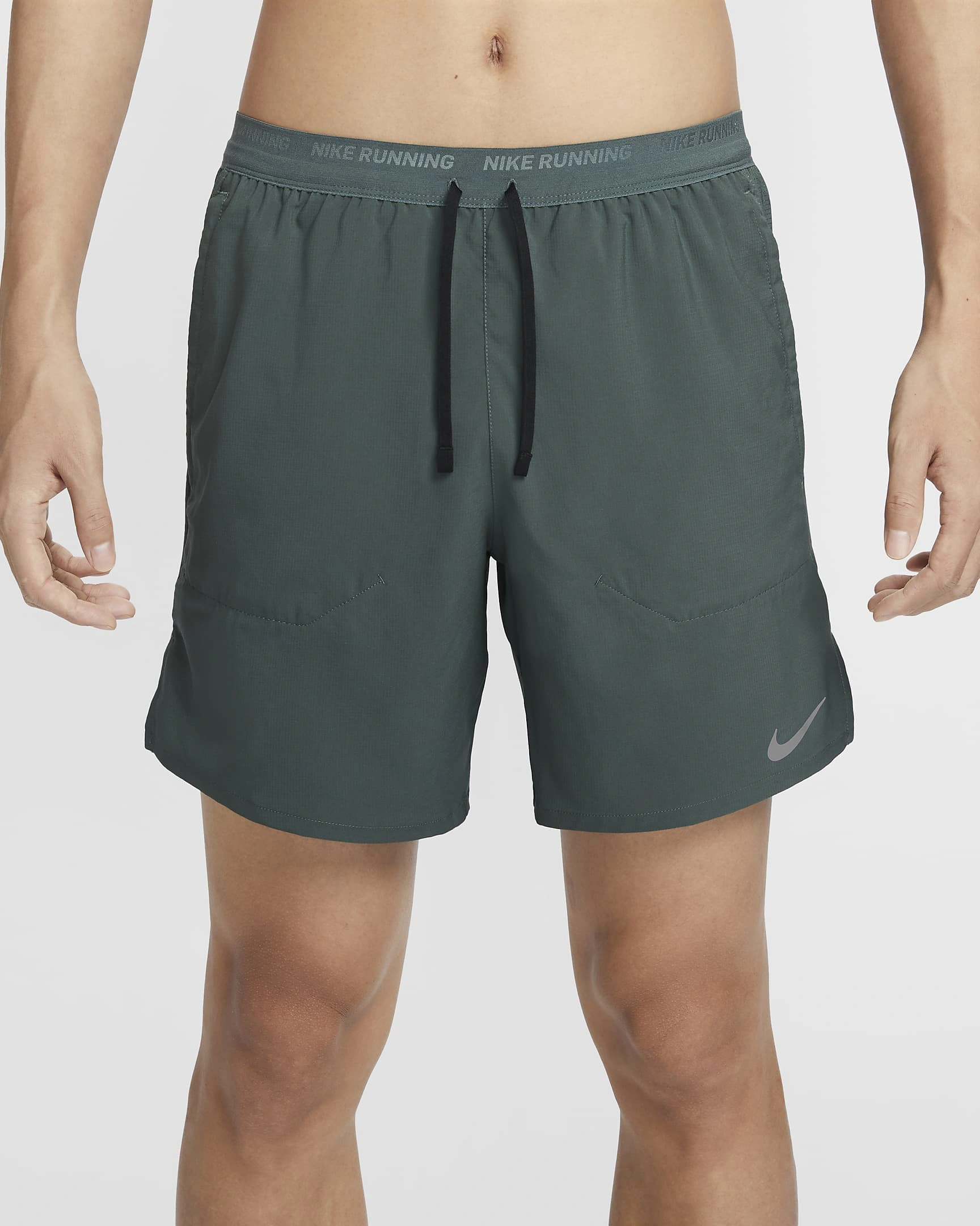 Nike Dri-FIT Stride Men's 18cm 2-in-1 Running Shorts-XXL-Vintage Green/Bicoastal/Black-1