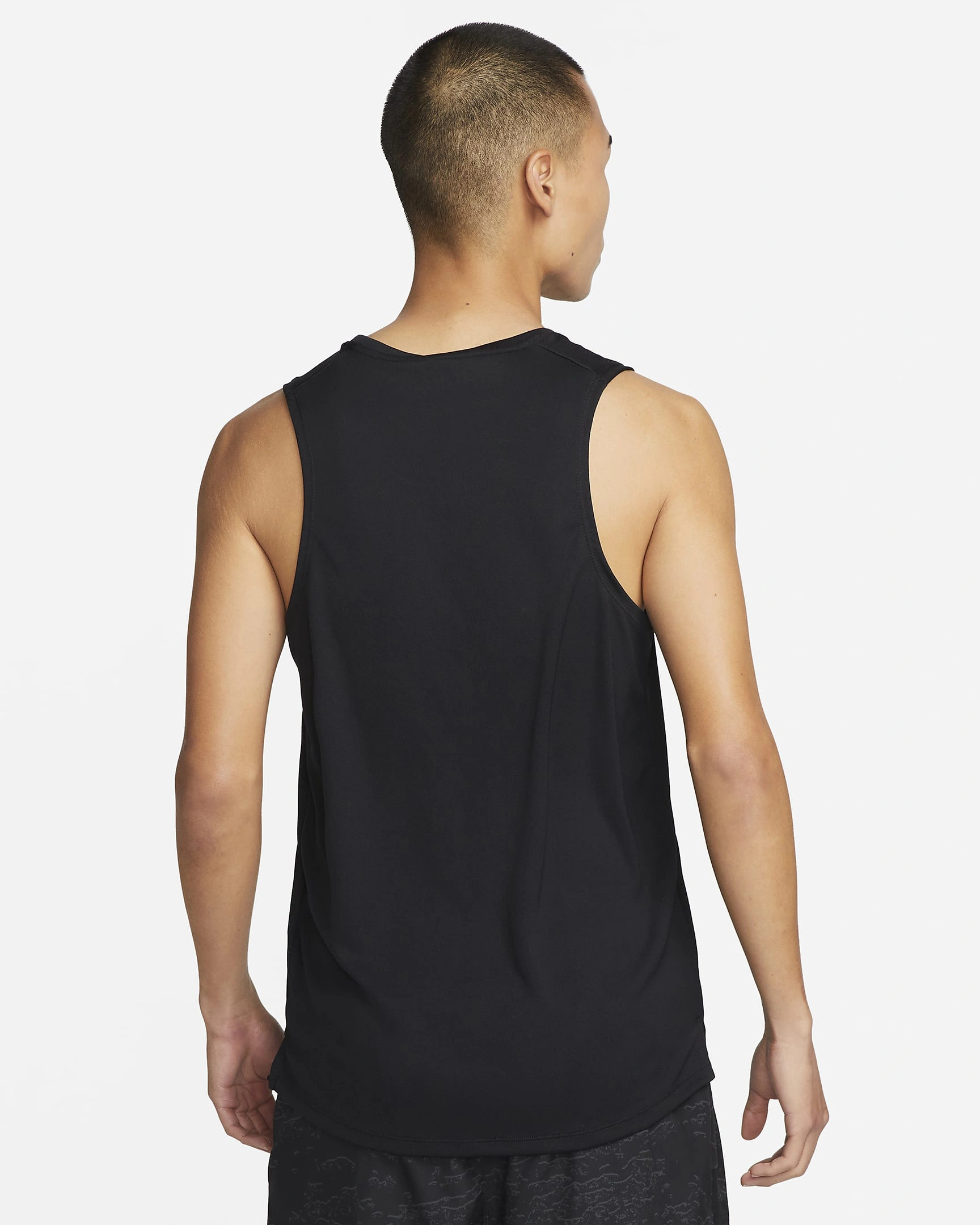 Nike Dri-FIT Miler Men's Running Tank-M-Black-3