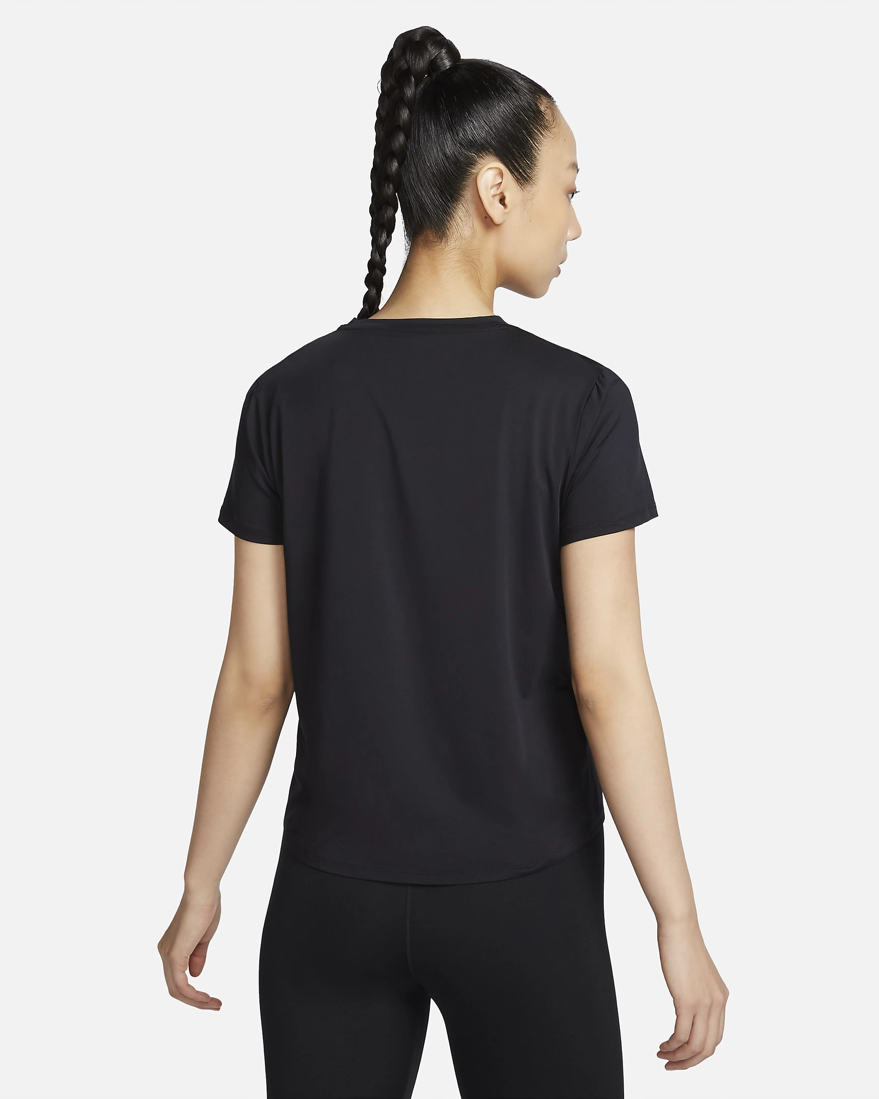 Nike One Classic Women's Dri-FIT Short-Sleeve Top-Black-L-3