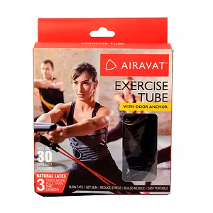 Airavat Exercise Tube Resistance Tube: Versatile and Adjustable for Full-Body Strength Training at Home or Gym