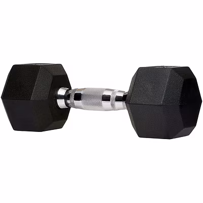 Sk Rubber Coated Hexagonal Dumbbells-7316