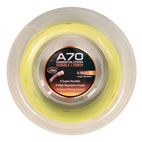 Li-Ning A 70 Badminton String (For Single Racket String Cut From Reel )-FLOROSENT-1