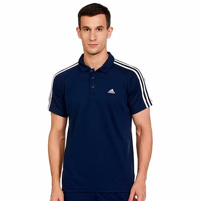 Adidas Men&#039;s Fitted Polo Shirt: Sweat-Wicking and Stylish Performance Polo Shirt for the Gym, Golf Course, or Everyday Wear-32093
