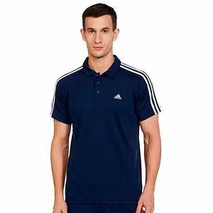 Adidas Men's Fitted Polo Shirt: Sweat-Wicking and Stylish Performance Polo Shirt for the Gym, Golf Course, or Everyday Wear