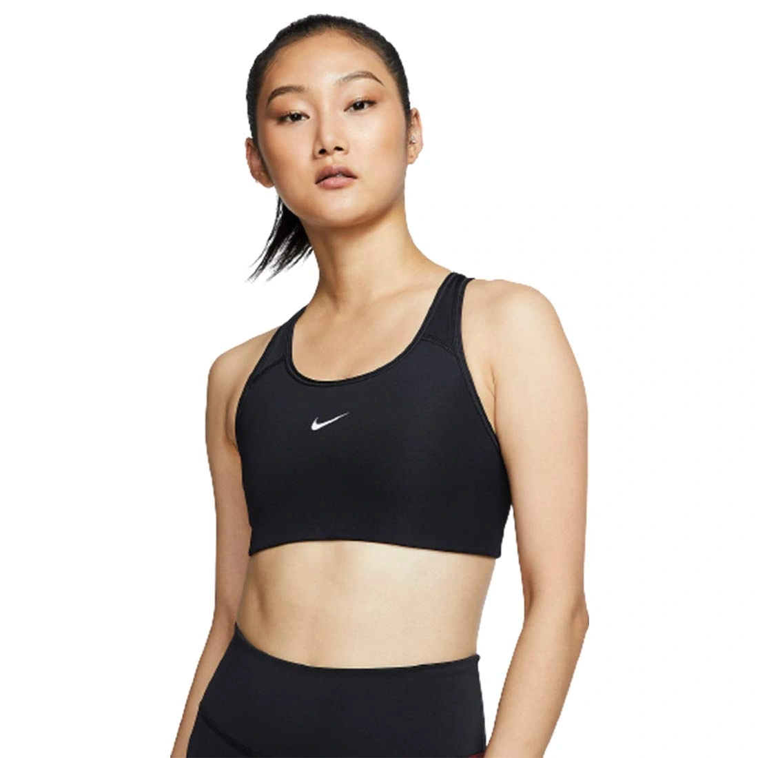 Nike Women's Medium-Support 1-Piece Pad Sports Bra-010-L-1