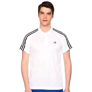 Adidas Polyester Polo Neck Polo T-Shirt