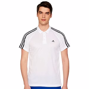 Adidas Polyester Polo Neck Polo T-Shirt