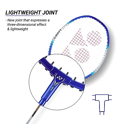 Yonex Zr 100 Light Badminton Racquets-BLUE-4