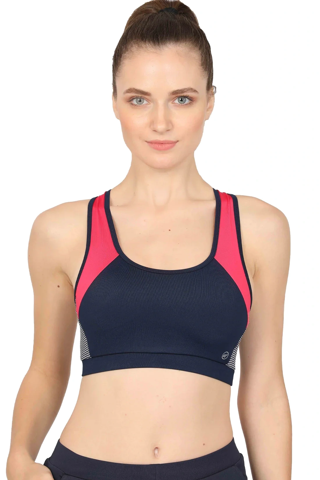 LAASA SPORTS MEDIUM IMPACT TRAINING SPORTS BRA-XL-Navy Blue-1