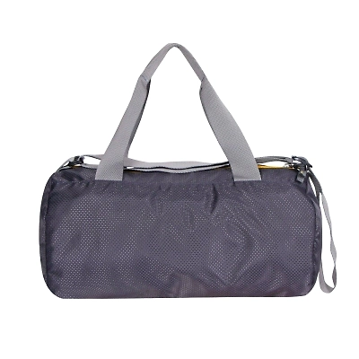 Nivia New Round Gym Bags-DARK GREY-2