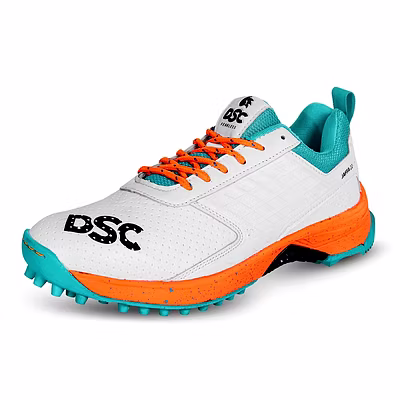 DSC Jaffa 22 Cricket Shoes for Men: Lightweight and Durable Cricket Shoes with Synthetic Leather Upper and Rubber Outsole-36140