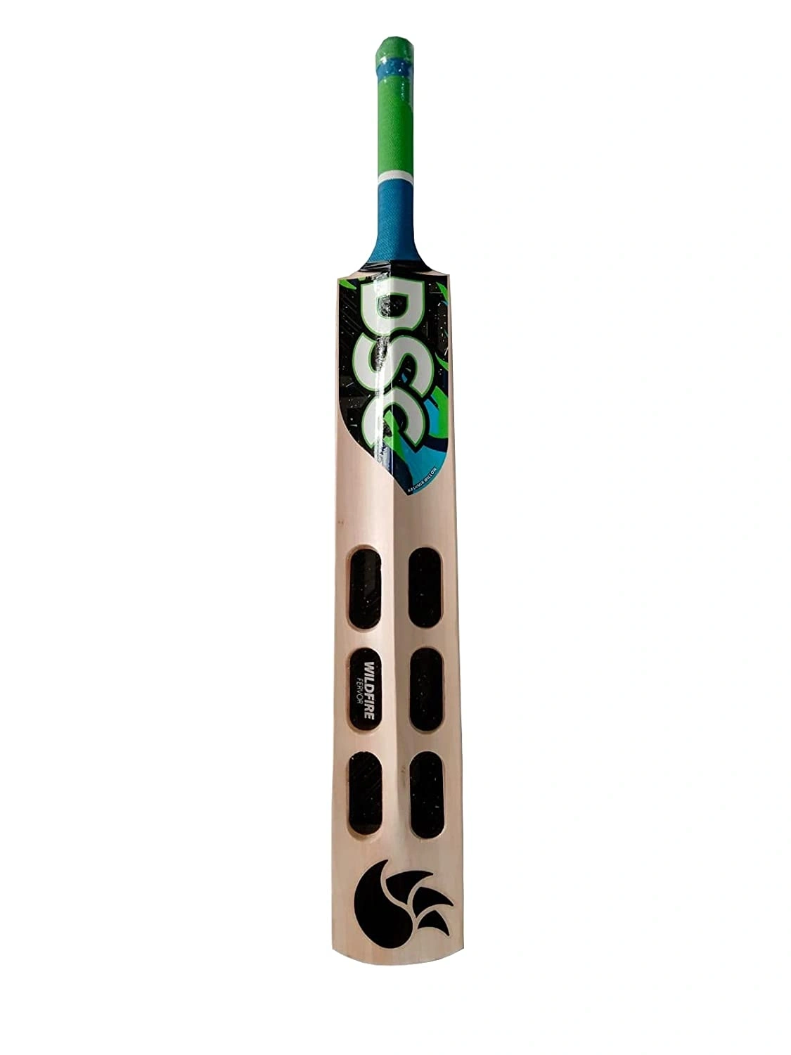 DSC Wildfire Fervor Scoop Tennis Cricket Bat: Lightweight Kashmir Willow Bat with Extended Power Zone for Monstrous Hits-FS-1