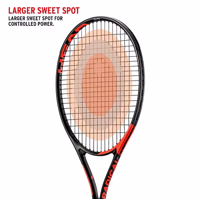 HEAD Ti Radical Elite Tennis Racquet-BLACK/ORANGE-4