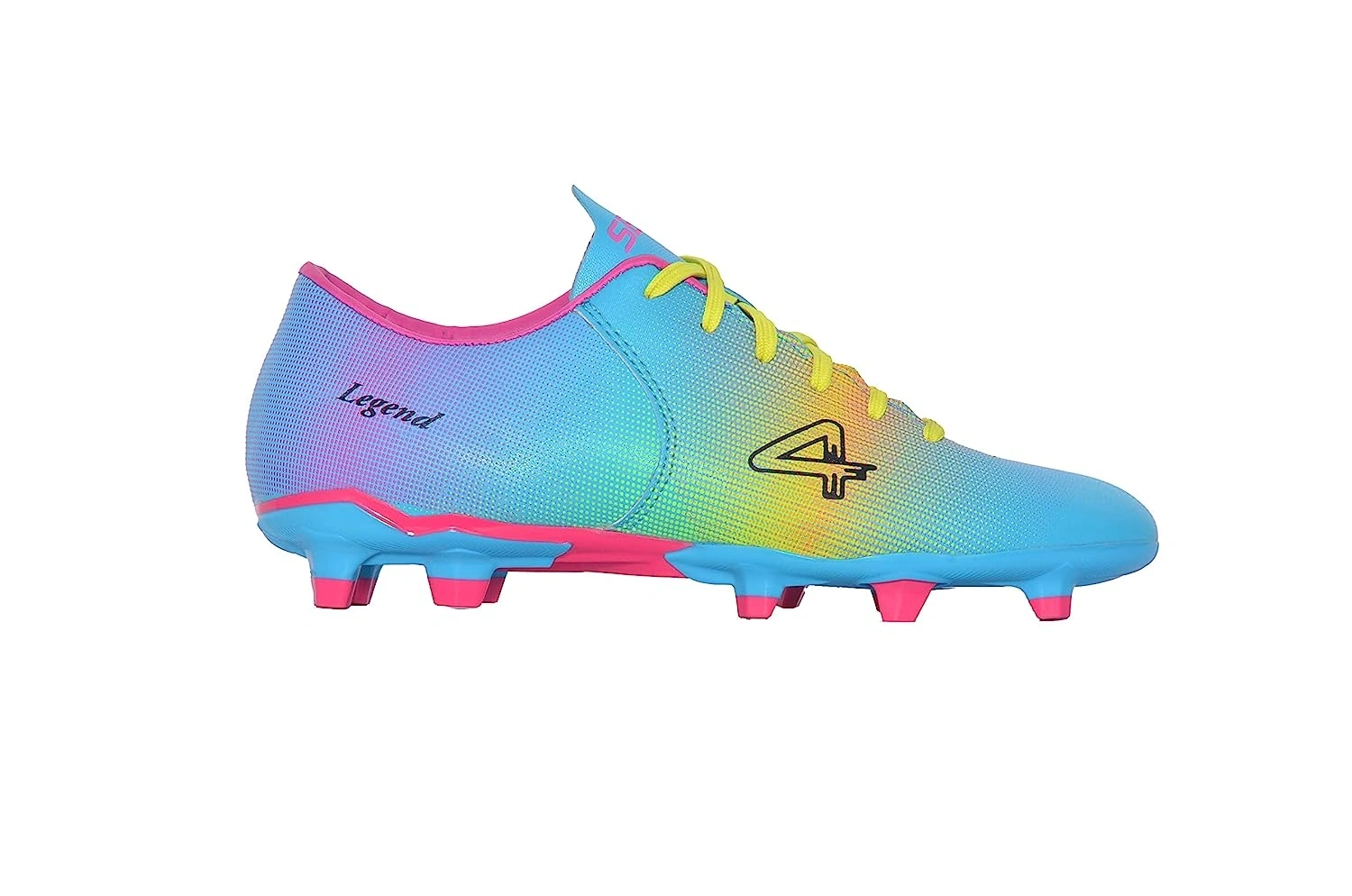 SEGA Legend Football Shoes-Pink / Sky Blue-7-4