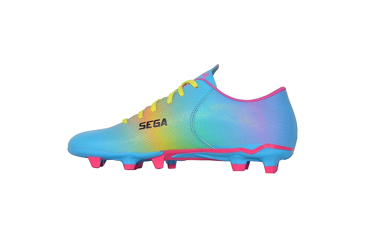 SEGA Legend Football Shoes-Pink / Sky Blue-8-1