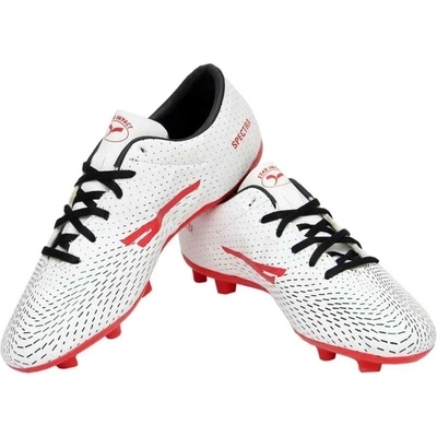 Sega Spectra Football Shoes with Spikes-Red / White-10-5