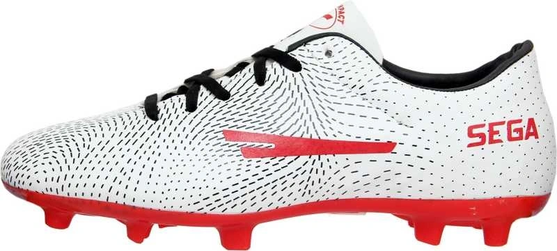 Sega Spectra Football Shoes with Spikes-Red / White-2-1