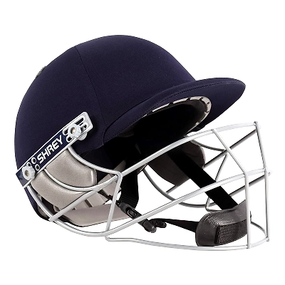 Shrey Match 2.0 Steel Cricket Helmet-Navy-M-4