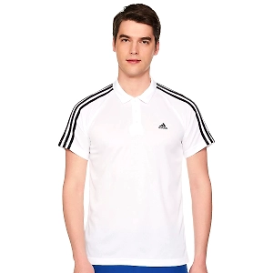 Adidas Men's Fitted Polo Shirt with AEROREADY Technology: Enhance Your Performance with Moisture-Wicking Comfort and Style