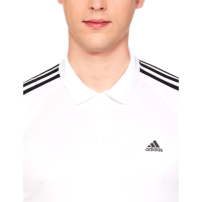 Adidas Men's Fitted Polo Shirt with AEROREADY Technology: Enhance Your Performance with Moisture-Wicking Comfort and Style-XXL-4