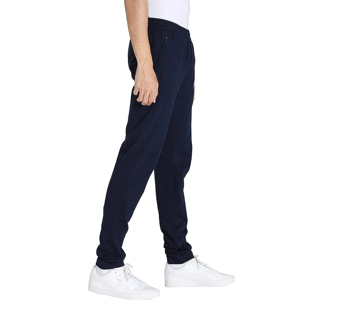 Puma Zippered Knitted Slim Fit Men's Jersey Sweat Pants-Peacoat-XXL-6