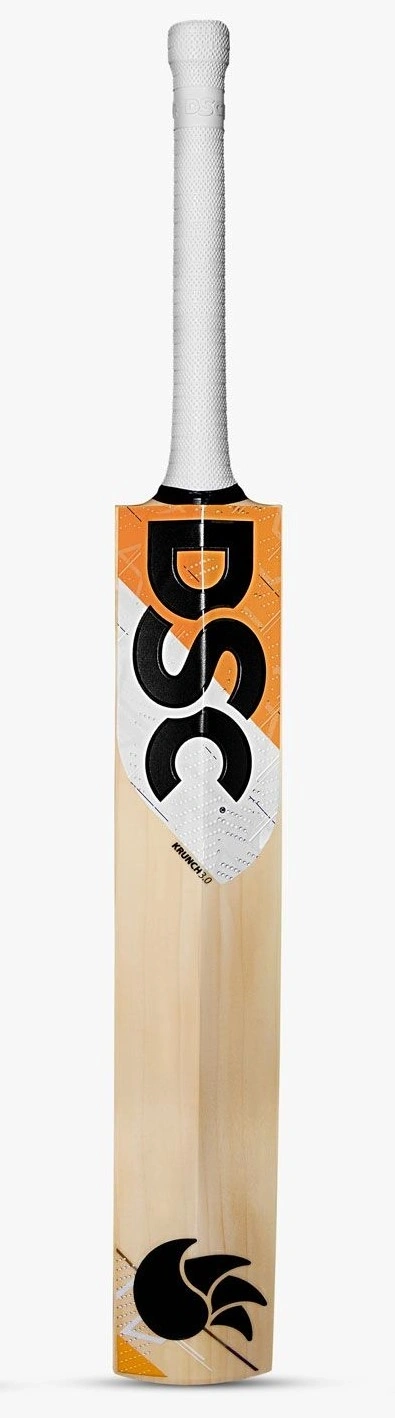 DSC Krunch 3.0 English Willow Cricket Bat: Handcrafted in India with Premium Singapore Cane Handle for Maximum Shock Absorption-SH-1