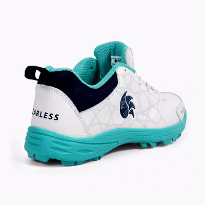 DSC Belter Men's Cricket Shoes: Lightweight and Durable Cricket Shoes for Optimal Performance on the Field-SEA GREEN/WHITE-7-2