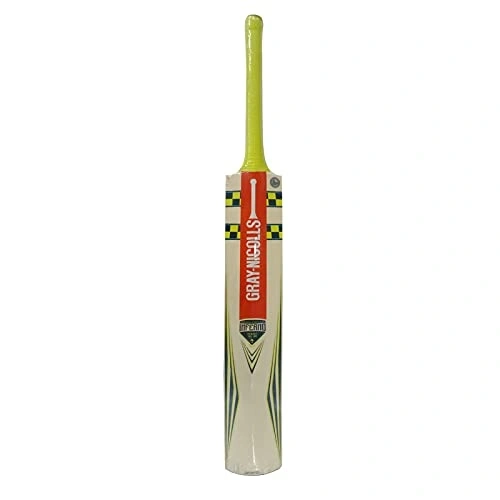 GRAY-NICOLLS INFERNO GN1 ENGLISH WILLOW CRICKET BAT: Handcrafted Bat with Grain Face and Painted Back for Beginners-4-1