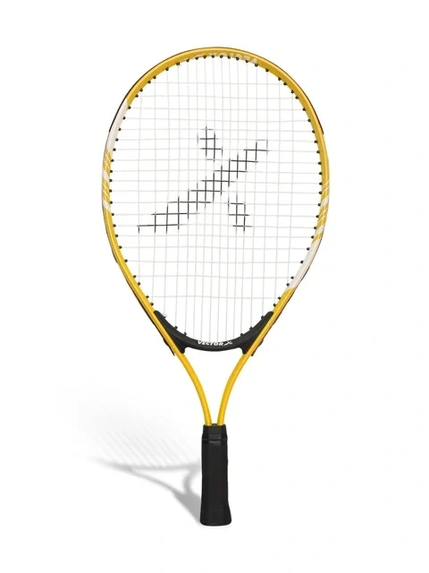 Vector X VXT 520 Strung Tennis Racquet-YELL/BLACK-21-1