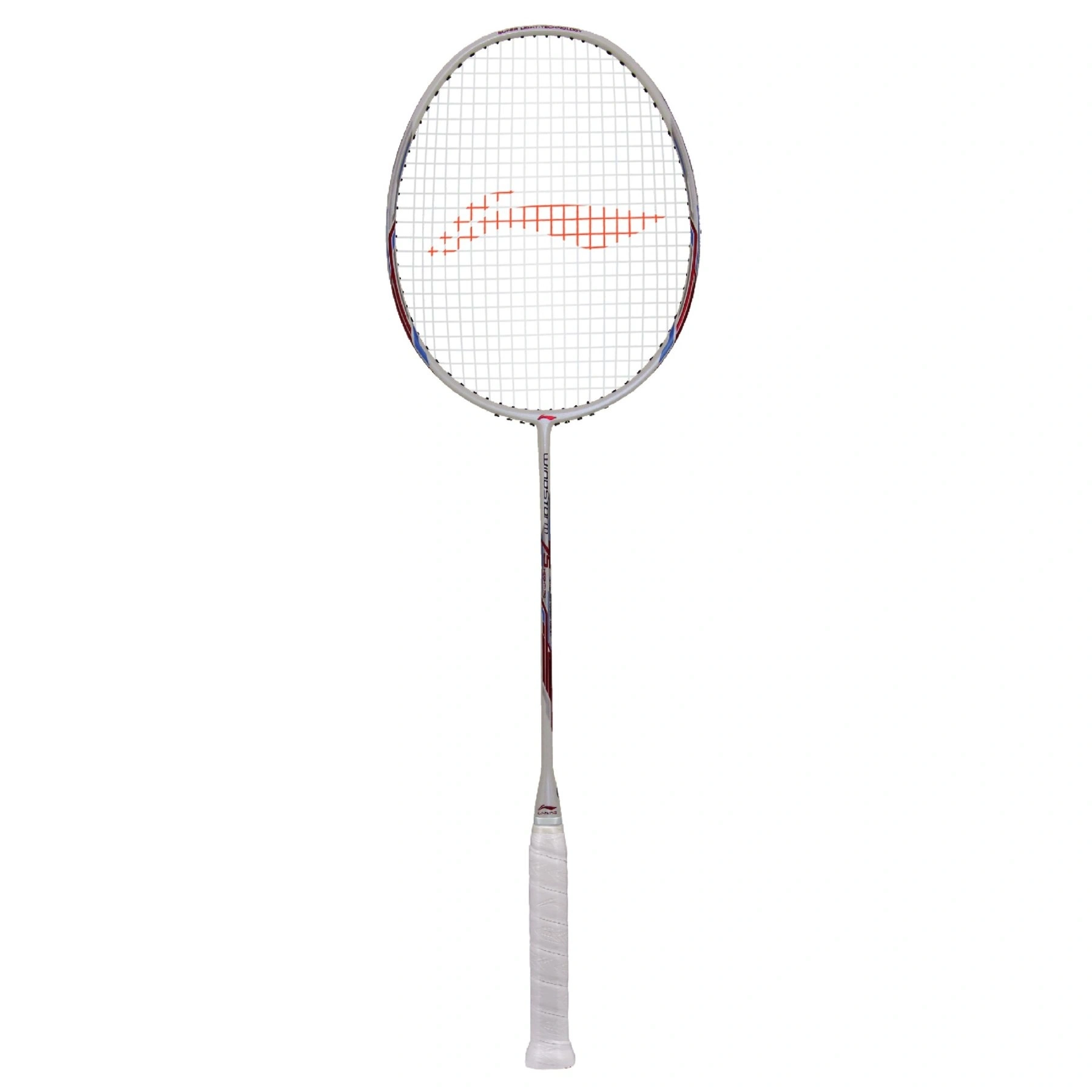 LI-NING WINDSTORM 75 BADMINTON RACKET-WHITE/RED-FS-1