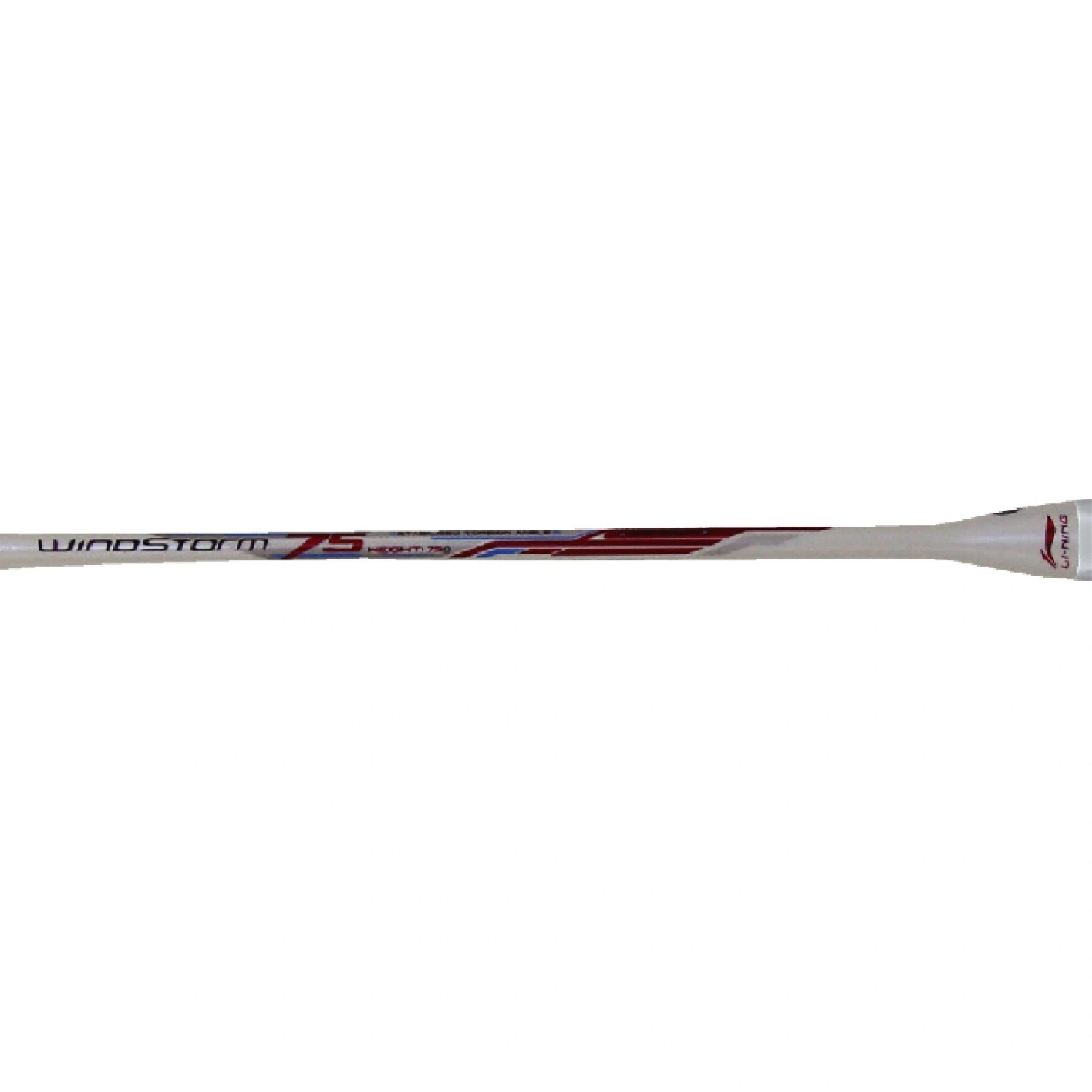 LI-NING WINDSTORM 75 BADMINTON RACKET-WHITE/RED-FS-7