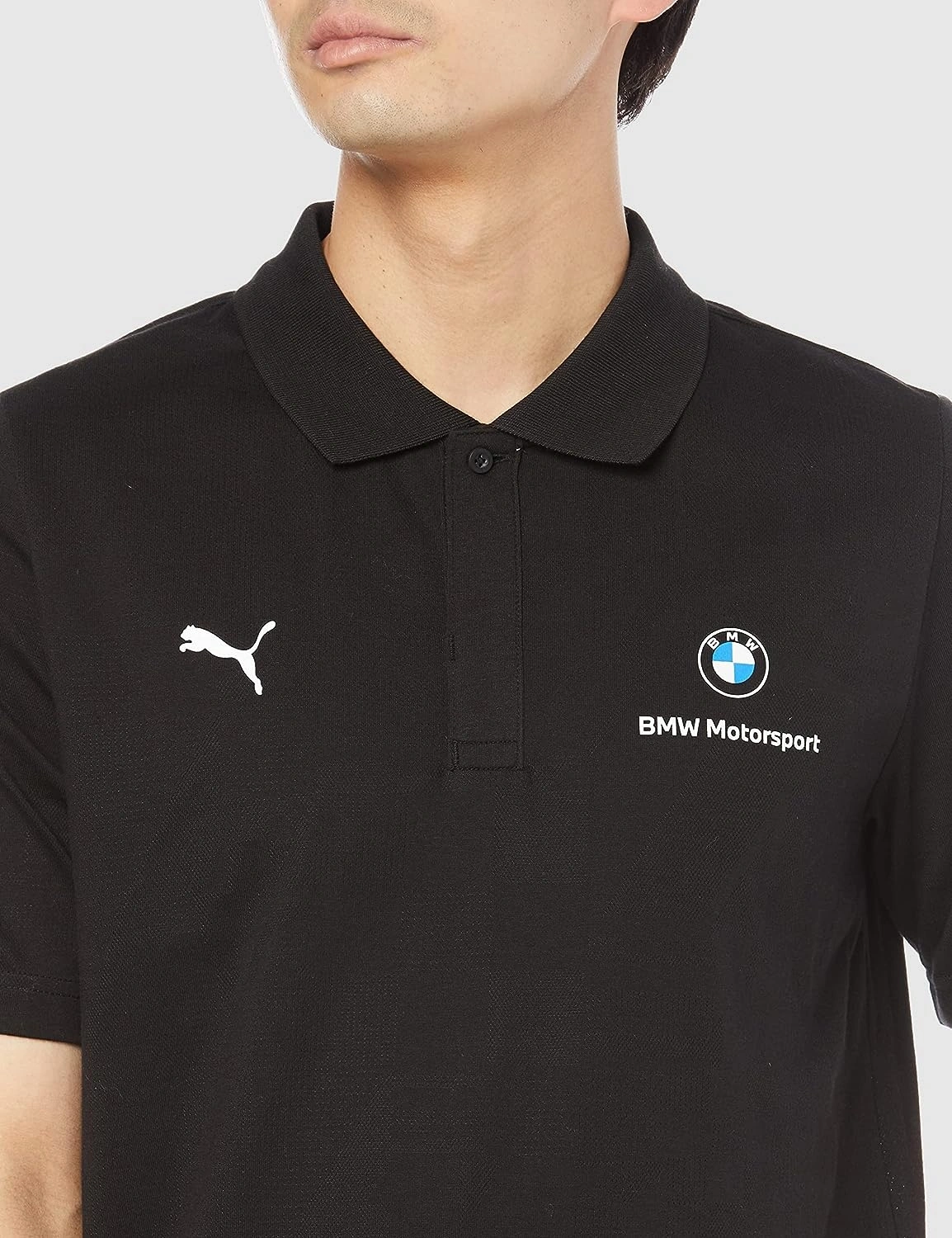 Puma BMW M Motorsport Jacquard Men's Polo Shirt-Black-L-6