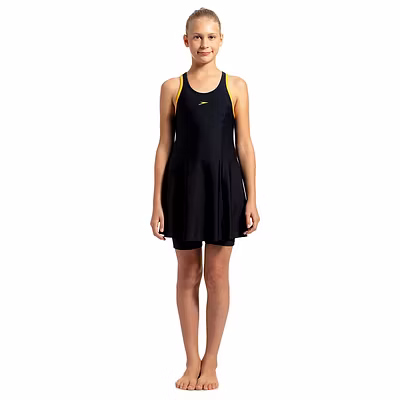 Speedo Racerback Swimdress With Boyleg For Girls-52117