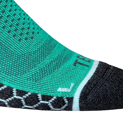 TEGO Drill Ankle Nylon-Coolmax Socks (1pair)-GREEN/GREY-S-4