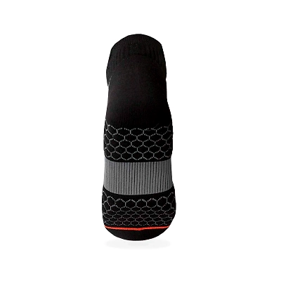 TEGO Drill Ankle Nylon-Coolmax Socks (1pair)-BLACK-ORANGE-S-2
